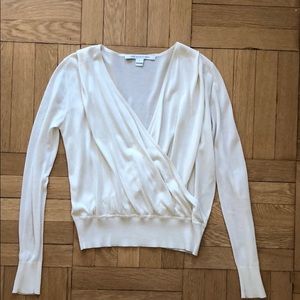 Cream colored Diane von Furstenburg top